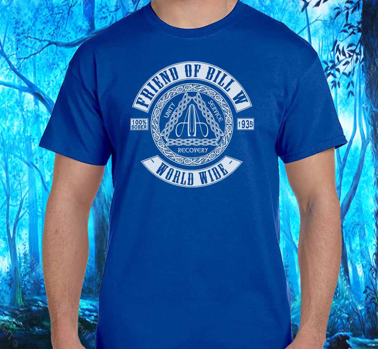 Cool T-Shirt - Bill W Og Sobriety Recovery Aa Tee Cool T-Shirt - Bill W Og Sobriety Recovery Aa Tee