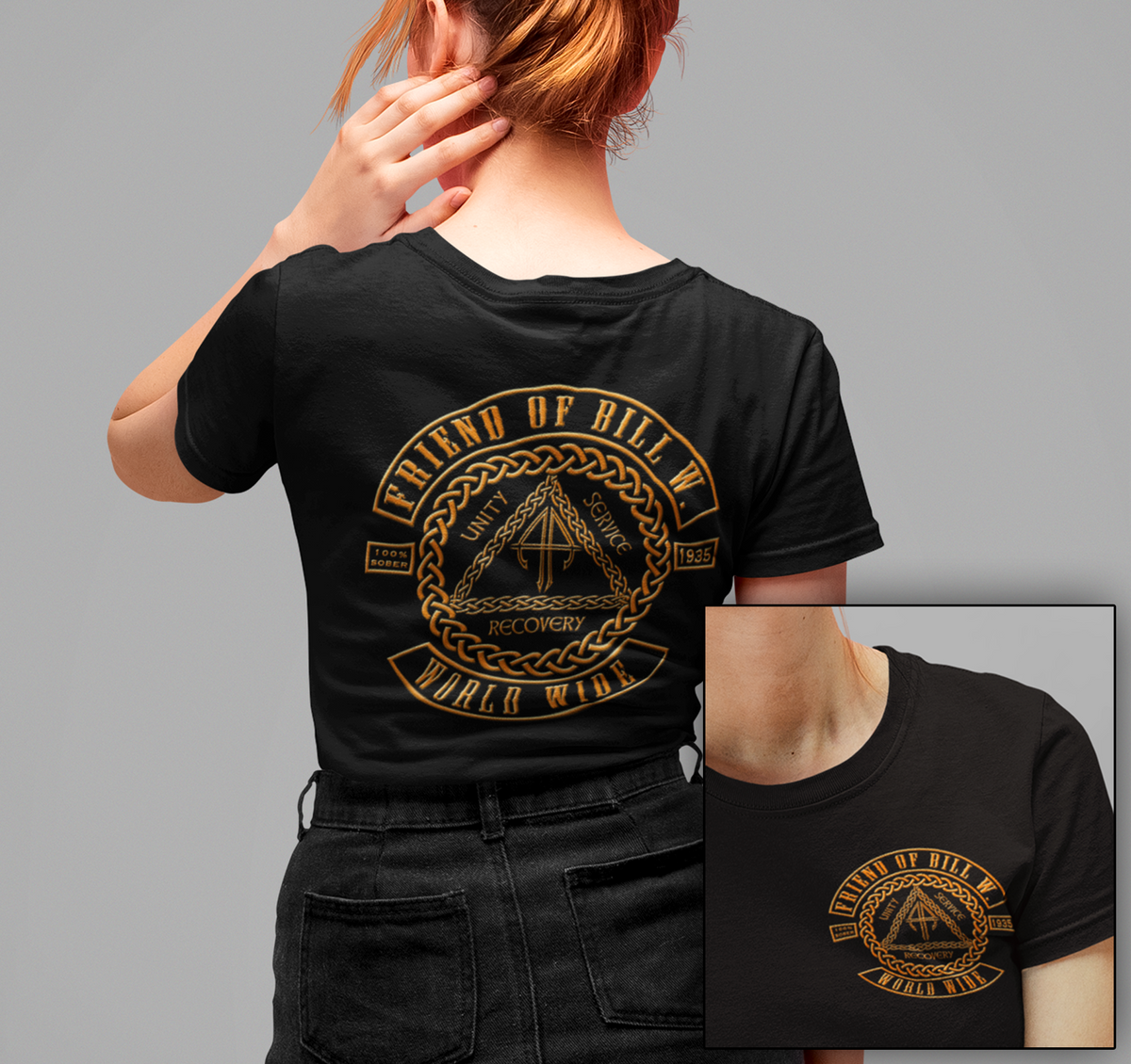 aalt- AA Friend Of Bill W V.2 Women's Tee