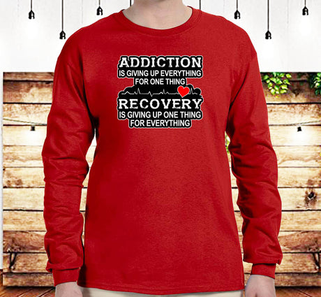 Recovery - Give Up One Thing SS/LS Tee