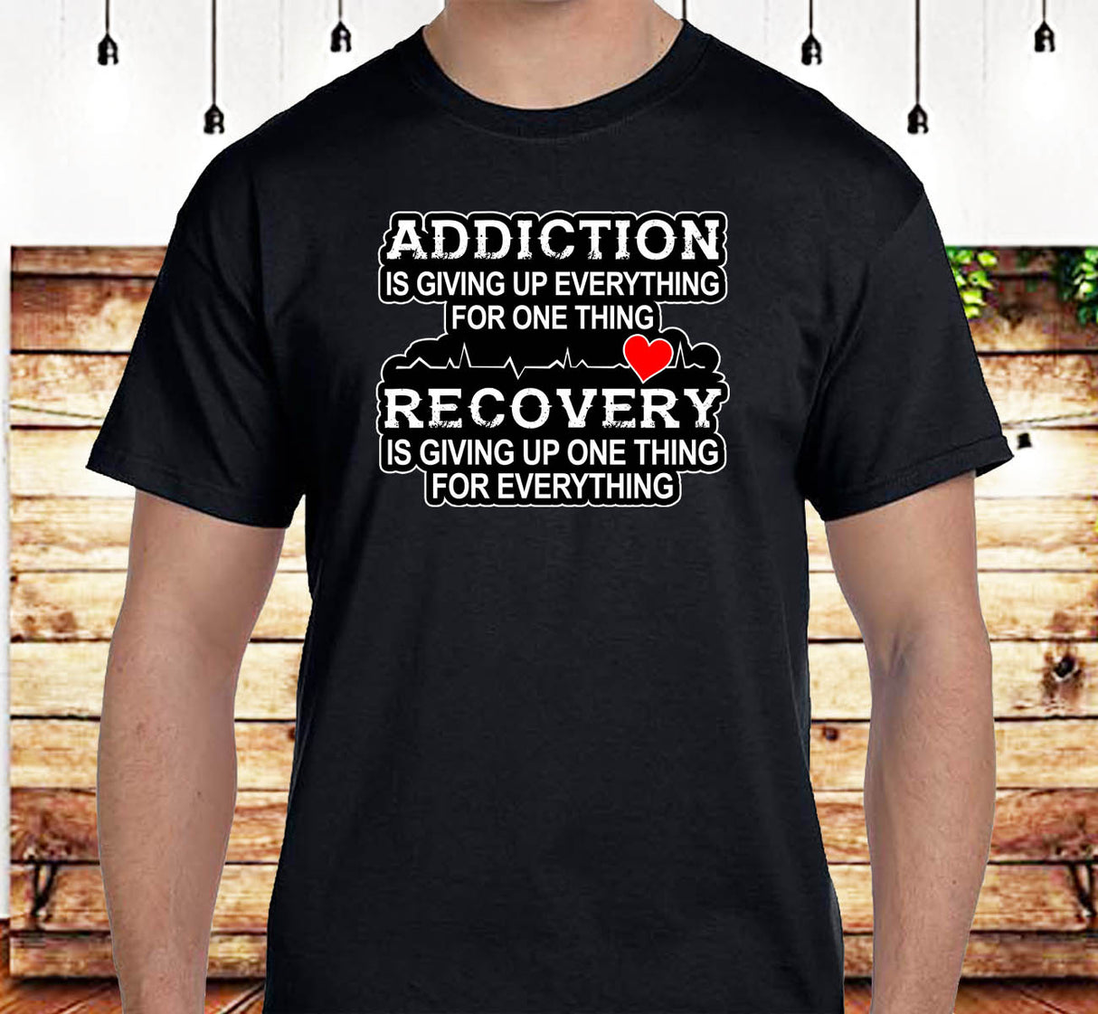 Recovery - Give Up One Thing SS/LS Tee
