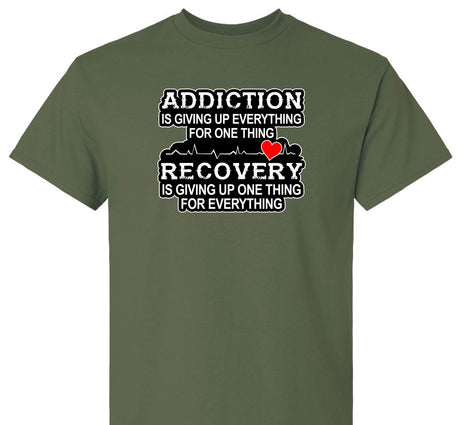Recovery - Give Up One Thing SS/LS Tee