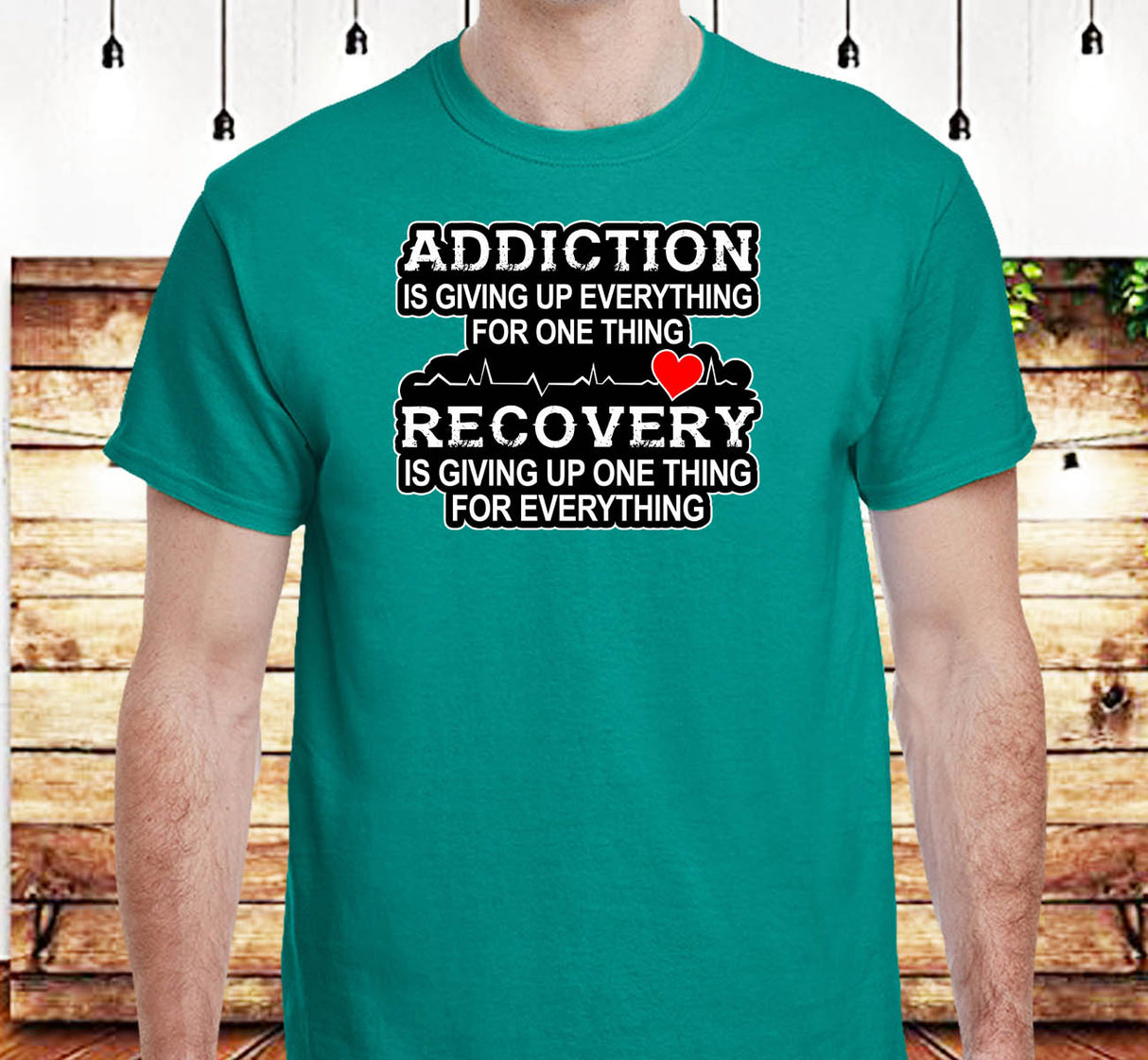 Recovery - Give Up One Thing SS/LS Tee