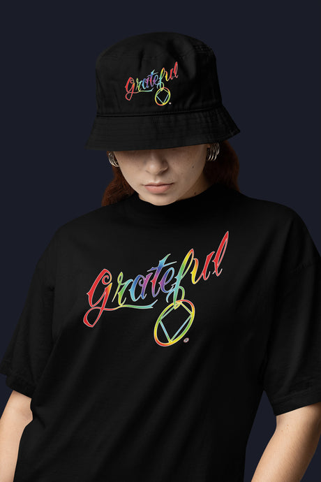 cbh- Grateful Rainbow Bucket Hat