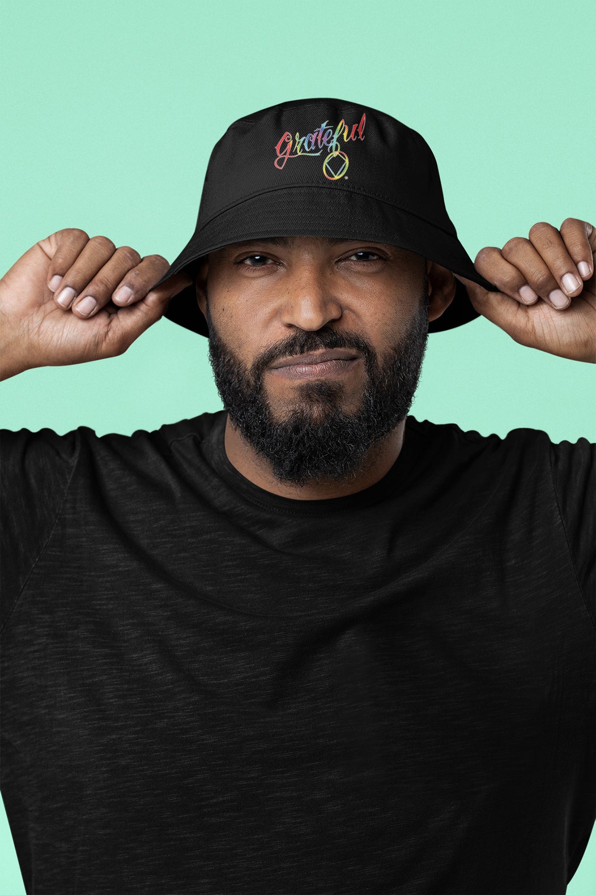 cbh- Grateful Rainbow Bucket Hat
