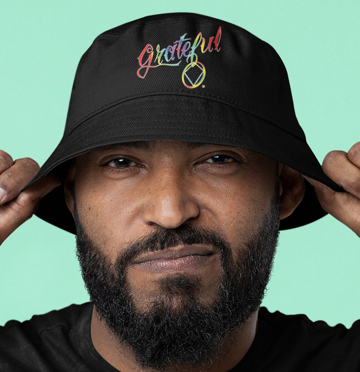 cbh- Grateful Rainbow Bucket Hat