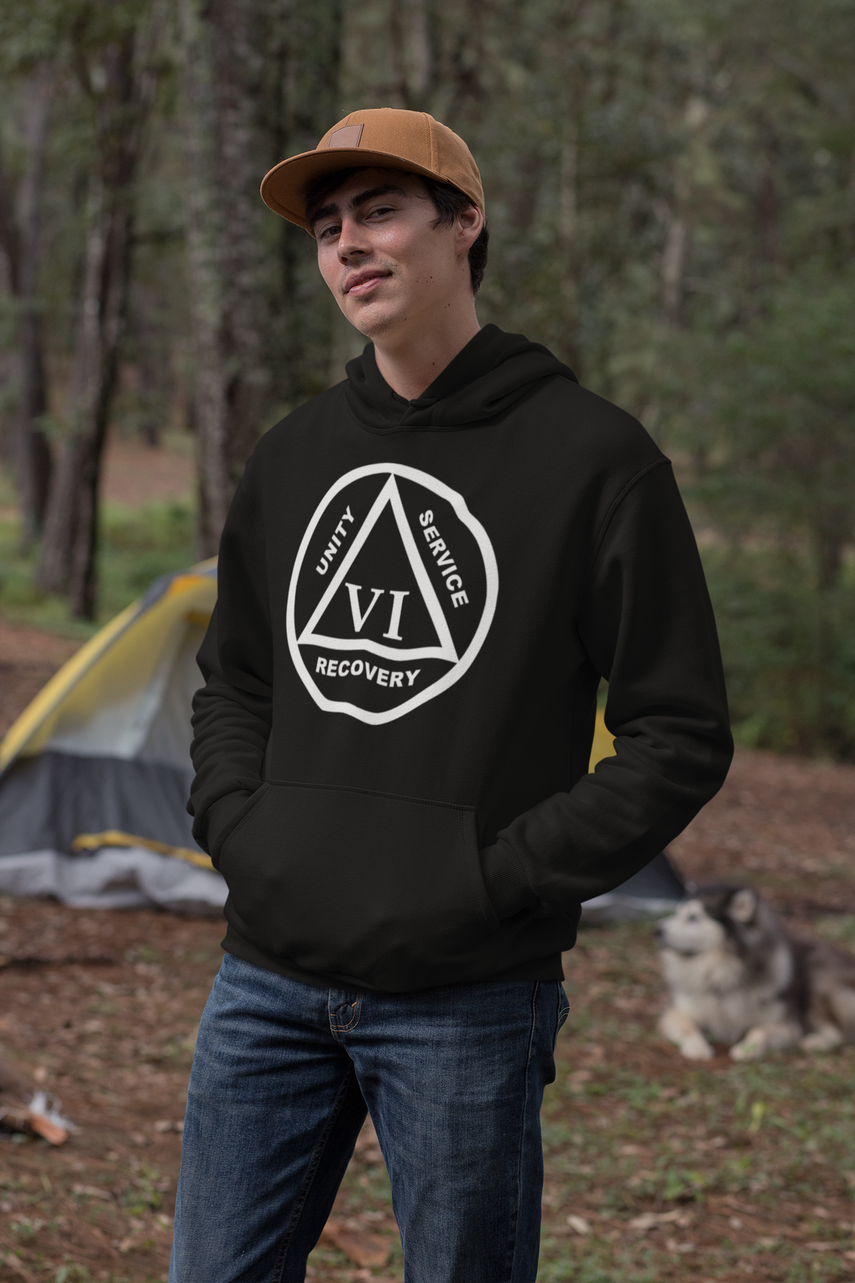Custom AA Symbol Sober Time Hoodie