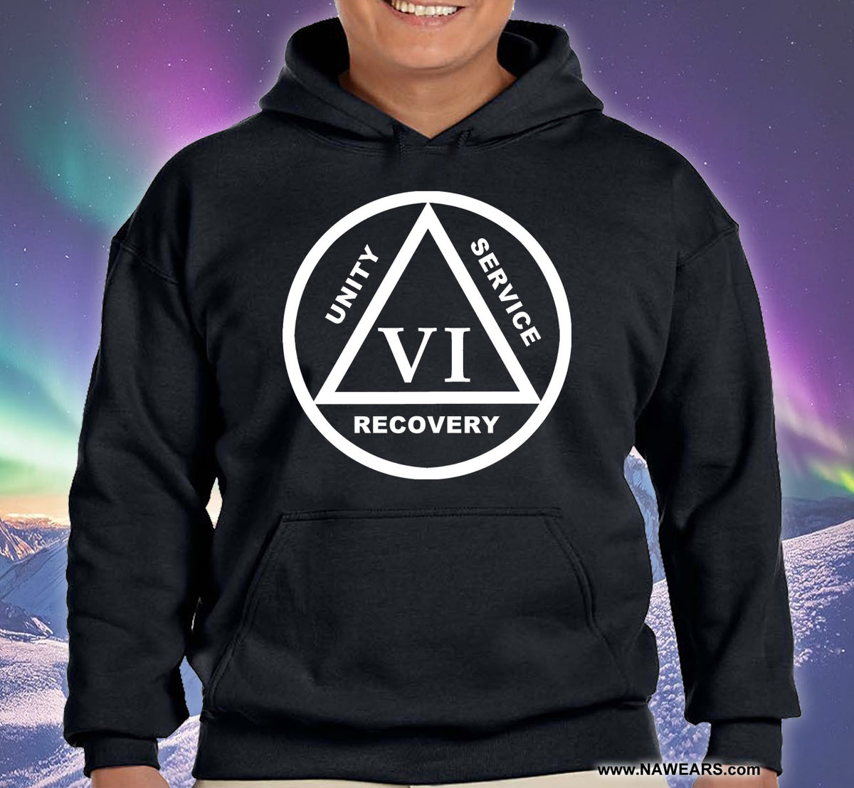 Custom AA Symbol Sober Time Hoodie
