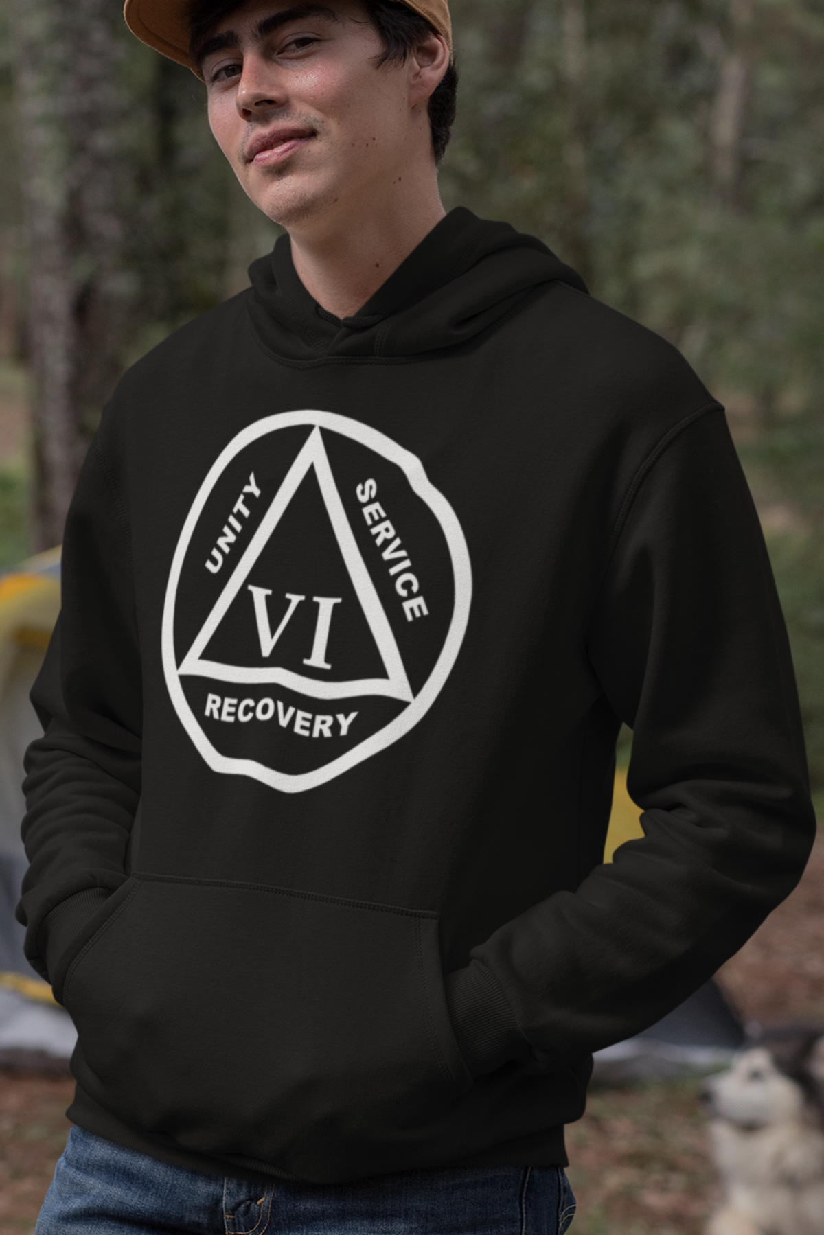 Custom AA Symbol Sober Time Hoodie