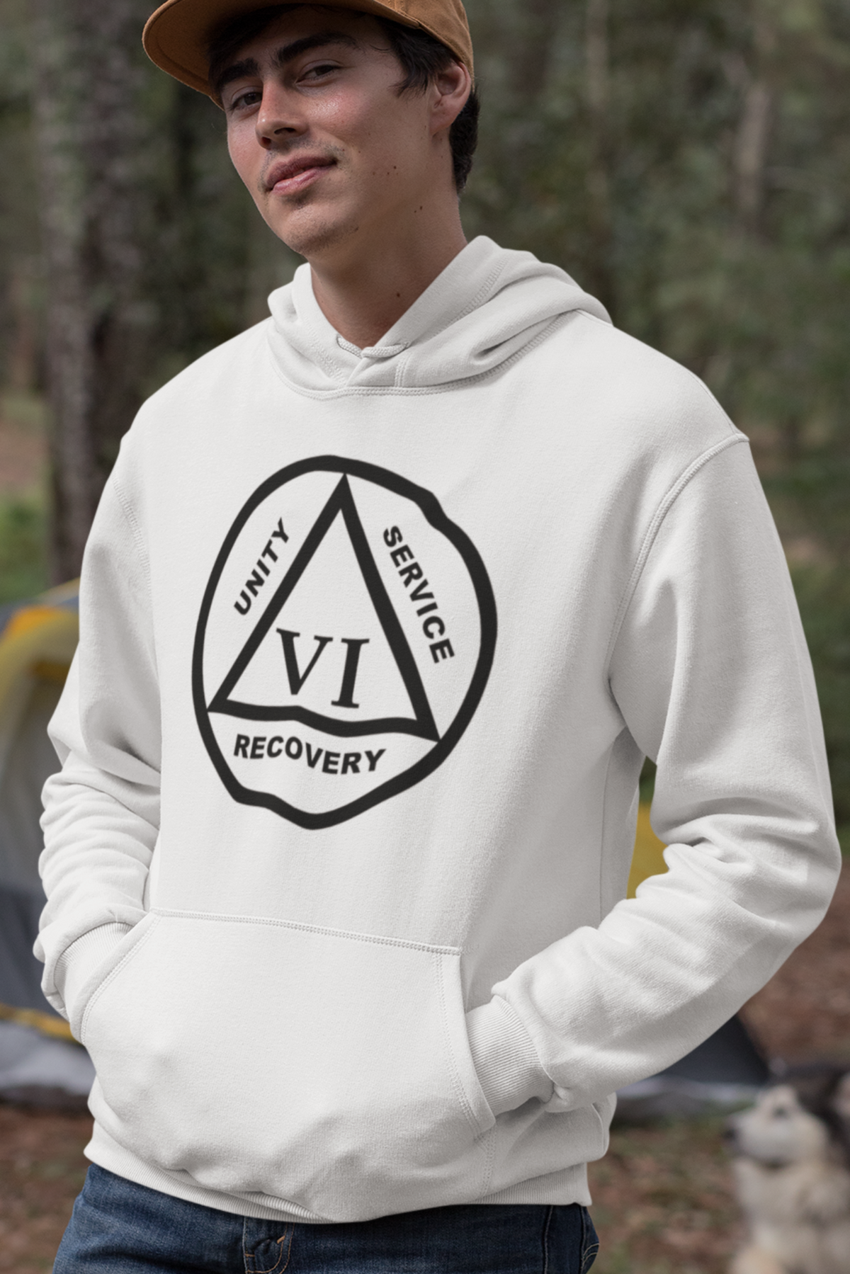Custom AA Symbol Sober Time Hoodie