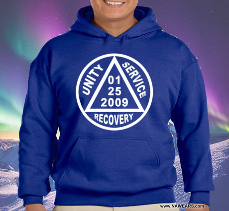Custom AA Lrg Sober Date Hoodie