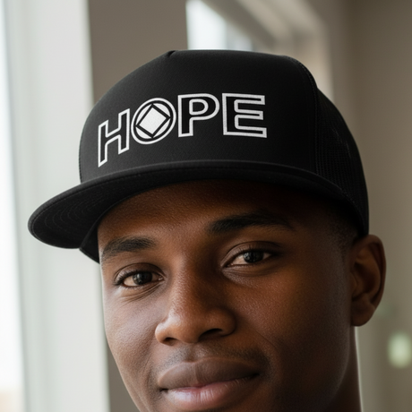 Ball Cap - HOPE w/ NA Symbol - Black