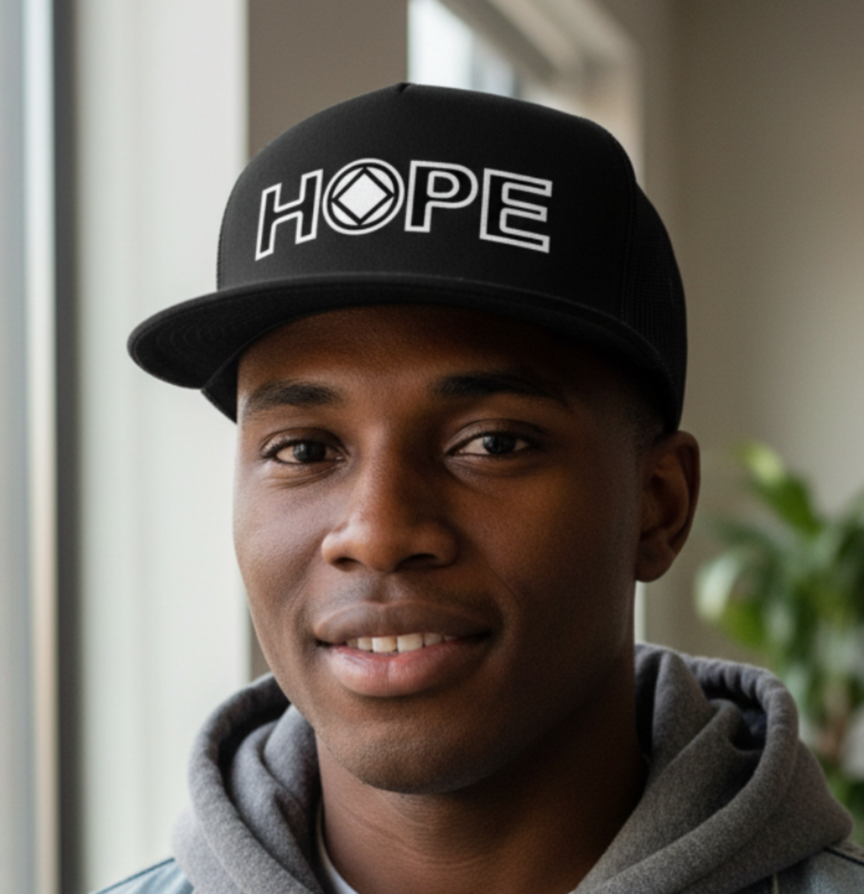Ball Cap - HOPE w/ NA Symbol - Black