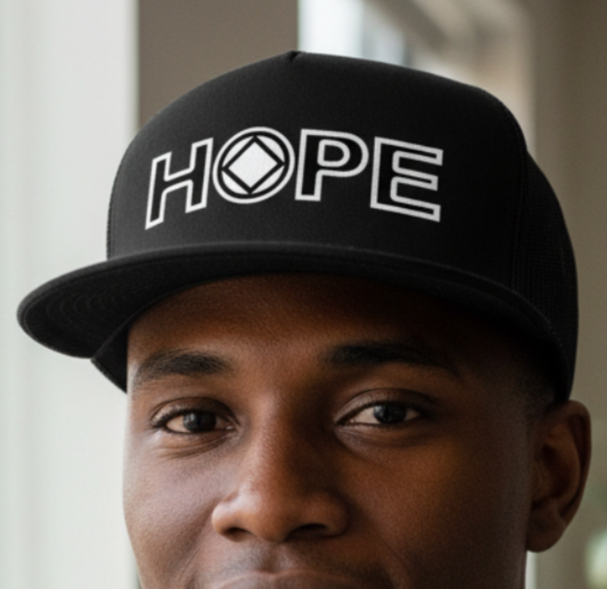 Ball Cap - HOPE w/ NA Symbol - Black