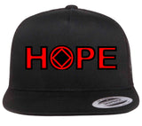 Ball Cap - HOPE With Symbol Blk/Red