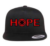 Ball Cap - HOPE With Symbol Blk/Red