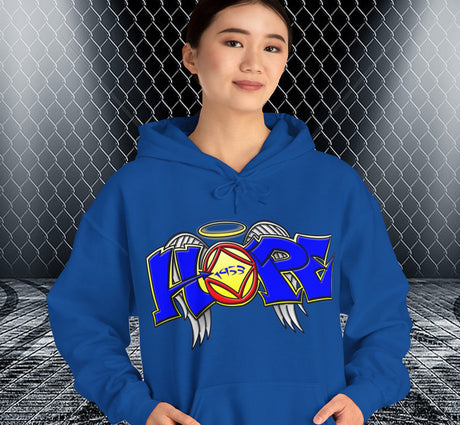 Hope Wings Graffiti Style dtg Hoodie