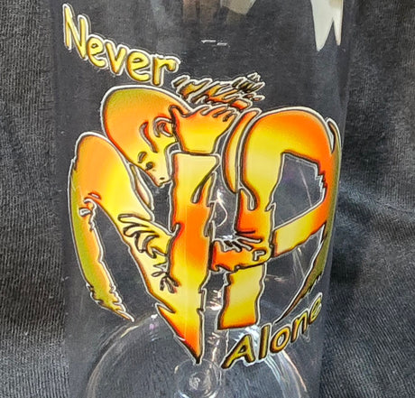 Hugs Never Alone Water Bottle