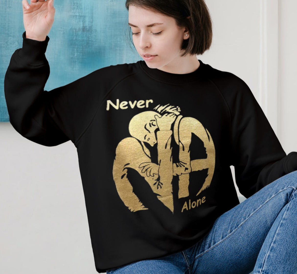 Hugs Never Alone Sweatshirt
