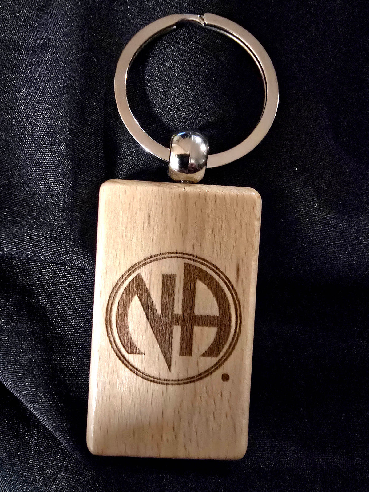 Na Keychains NAWEARS, Narcotics Anonymous, NA Wooden Clean Date Key Chain – nawears