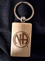Wooden Clean Date Key Chain