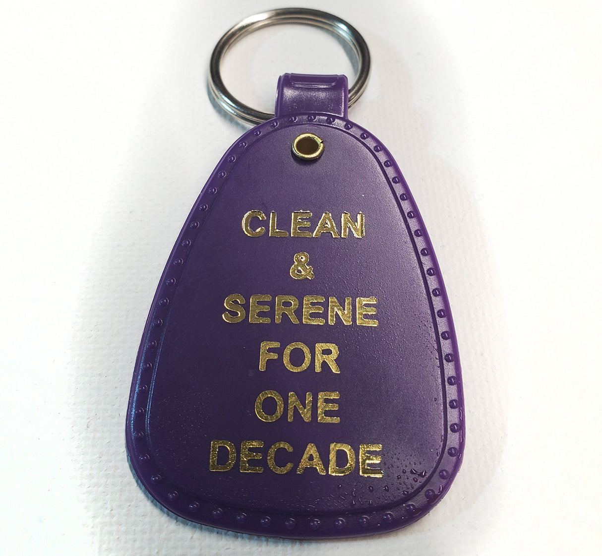 PKT- ONE DECADE - PURPLE  Key Tag Limited Edition