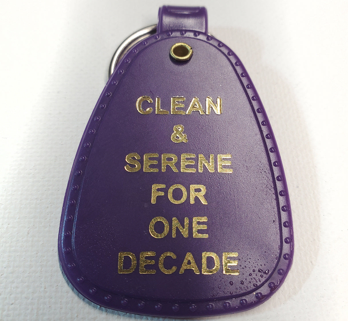 PKT- ONE DECADE - PURPLE  Key Tag Limited Edition