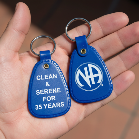 PKT- 35 YEARS - BLUE Key Tag