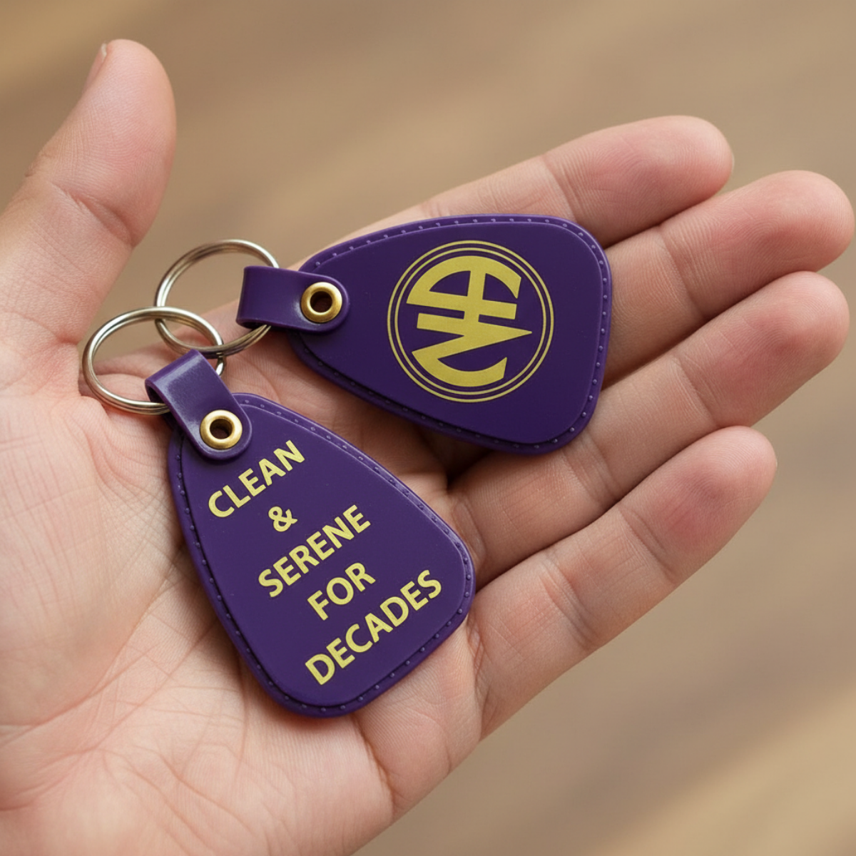 PKT- 20+ YEARS - DECADES - PURPLE Key Tag