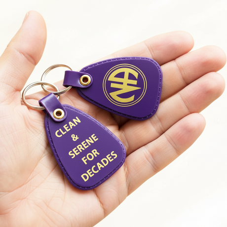 PKT- 20+ YEARS - DECADES - PURPLE Key Tag