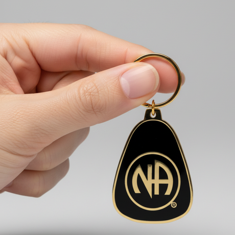 mkt- NA Black & Gold Key Chain
