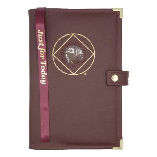 Cover-NA Genuine Leather NA Single Book Cover w/ NA Symbol and Coin Holder