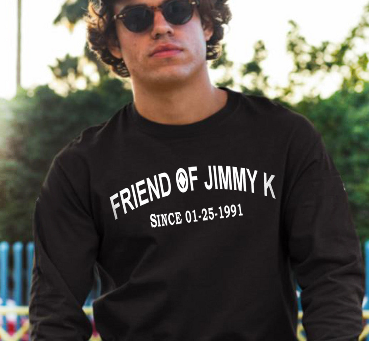 Friend Of Jimmy K - Clean Date LS Tee