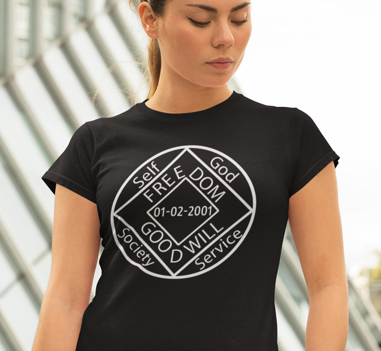Customized Women's NA Medallion Tee