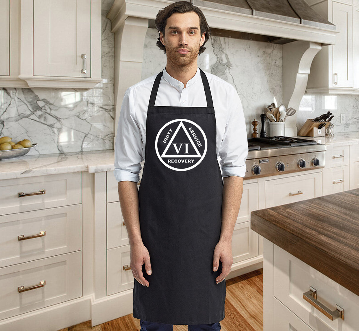 Apron - Large Custom AA Symbol Apron