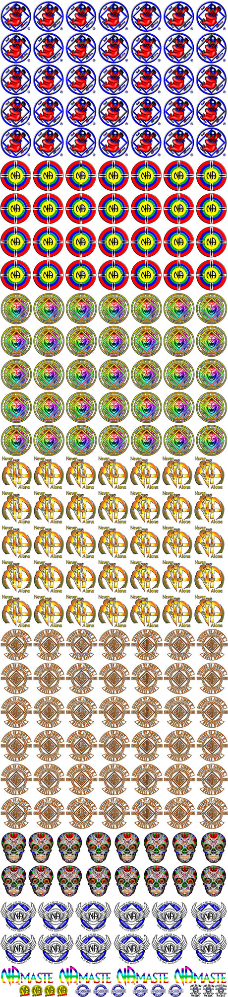 bs-UV DTF 3D Sticker Gang Sheet