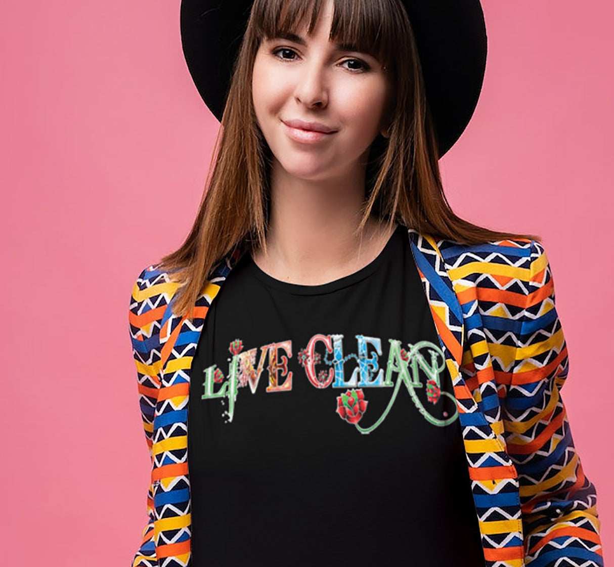ldTs- Live Clean Sugary Women's Tee