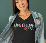 Live Clean Sugary dtg V-Neck Tee