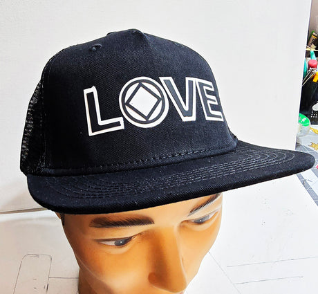 Ball Cap - LOVE w/ NA Symbol - Black