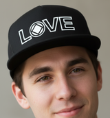 Ball Cap - LOVE w/ NA Symbol - Black
