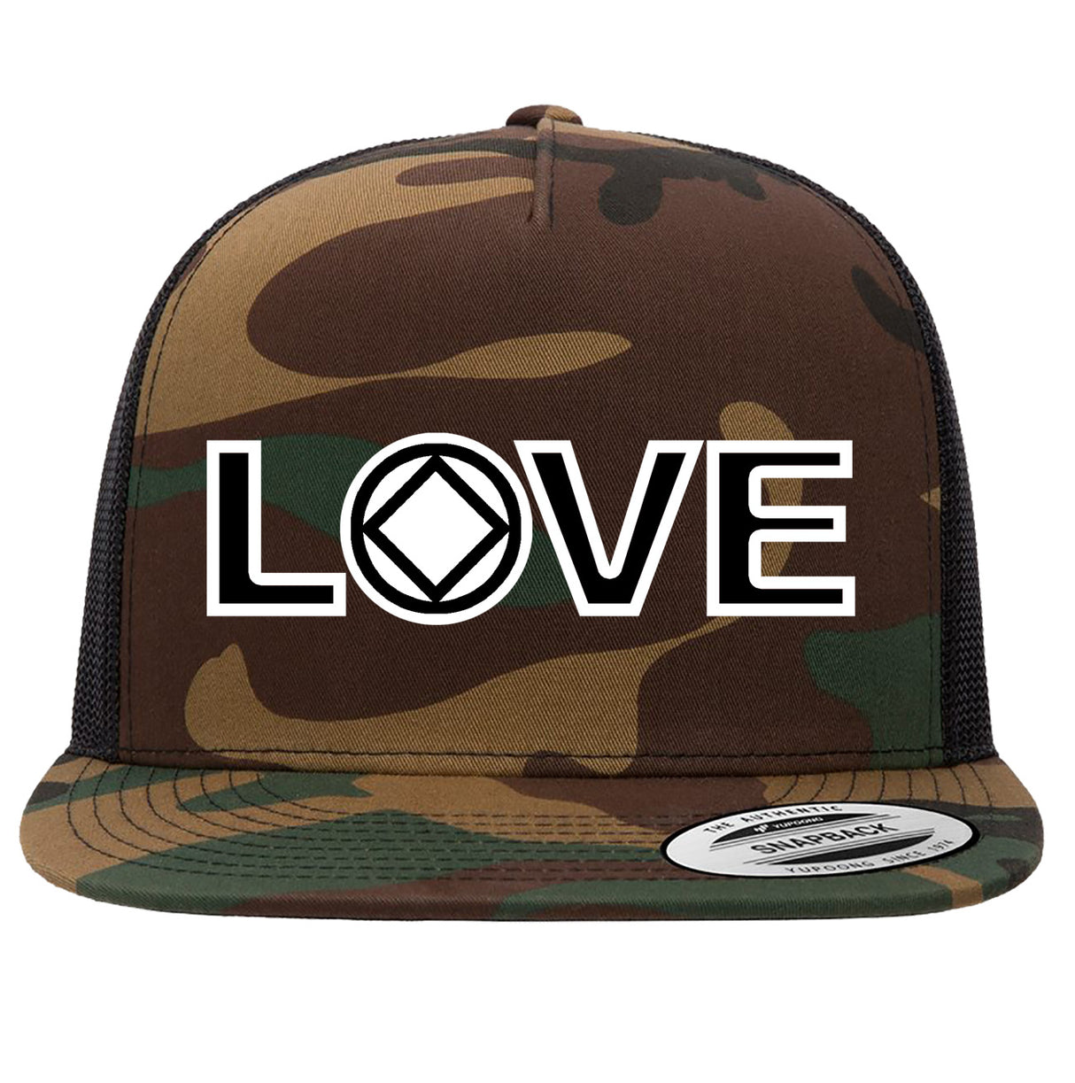 Ball Cap - LOVE w/ NA Symbol - Camo