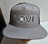 Ball Cap - LOVE w/ NA Symbol - Gray