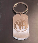 Clean Date Dog Tag Key Chain