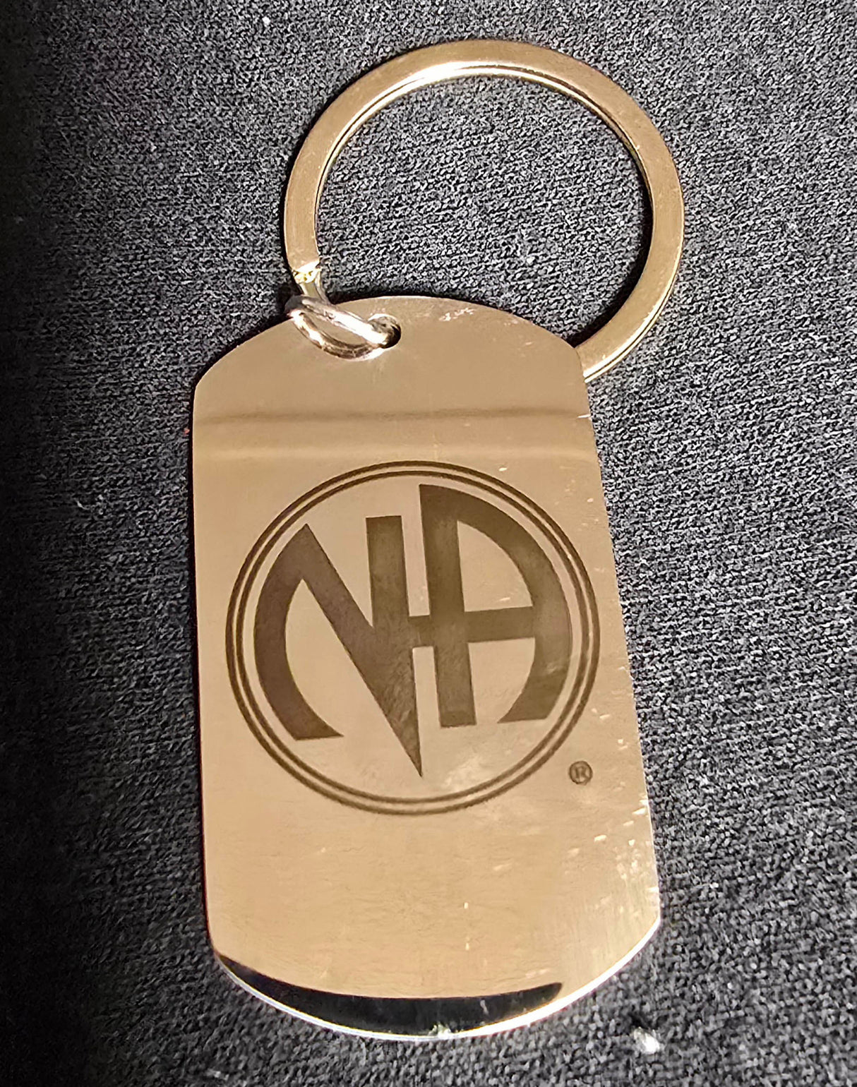 Clean Date Dog Tag Key Chain