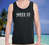 aatt- Sober A Unisex Tank Tops