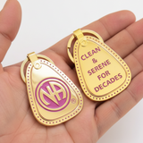 mkt- Metal Decades Clean Key Tag