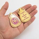 mkt- Metal Decades Clean Key Tag
