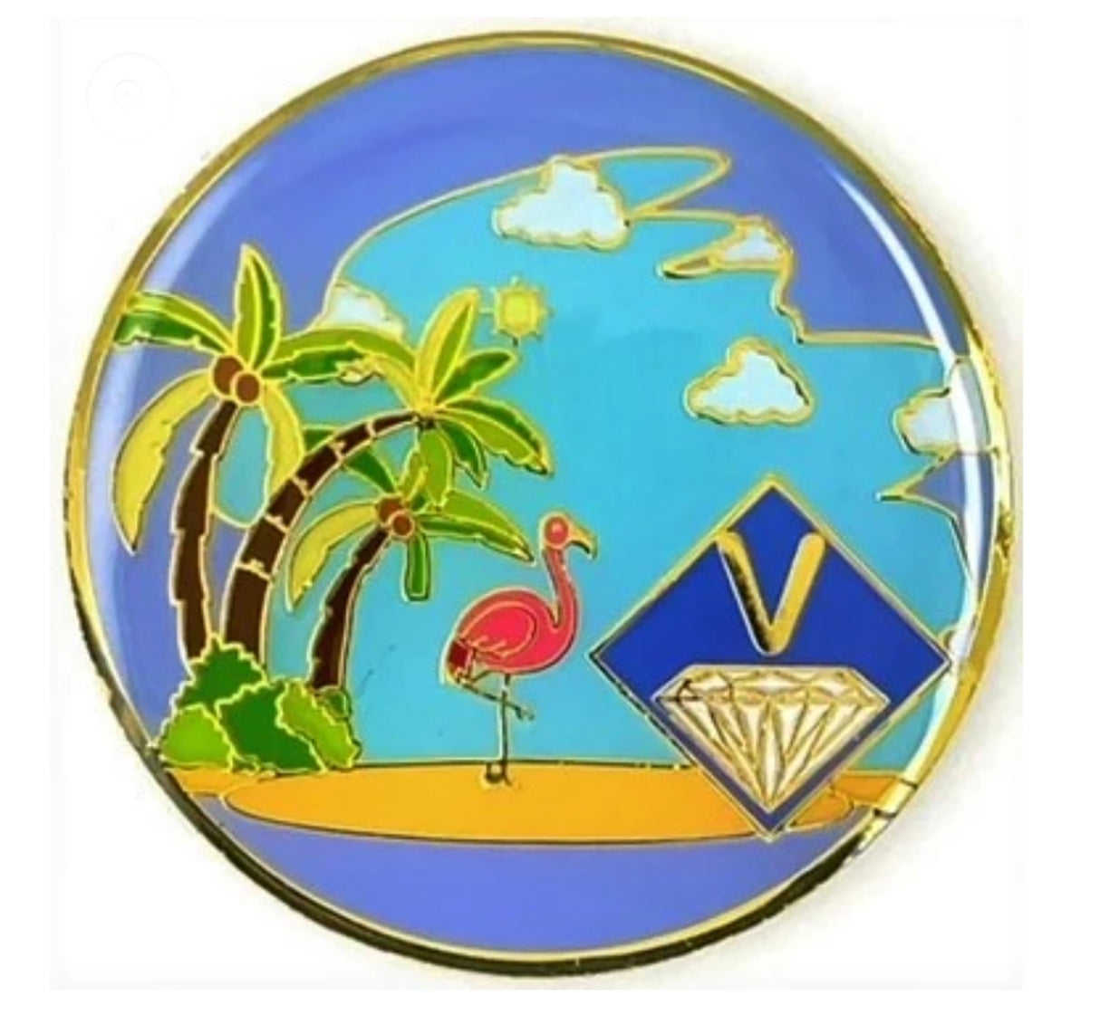 NA Recovery Medallion - Beach Life