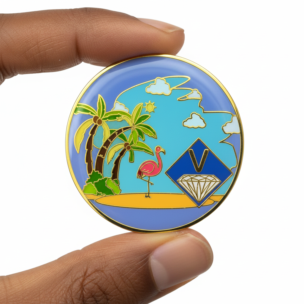 NA Recovery Medallion - Beach Life