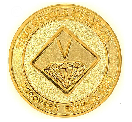 NA Recovery Medallion - Gold Plated