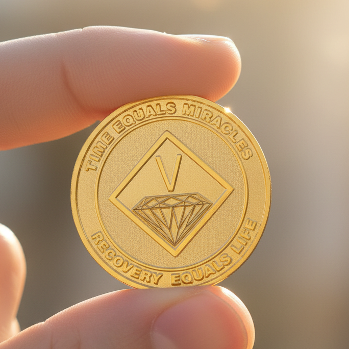 NA Recovery Medallion - Gold Plated